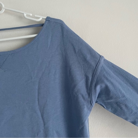 Sweaty Betty After Class Sweatshirt blue long sleeve exercise shirt - Picture 3 of 9